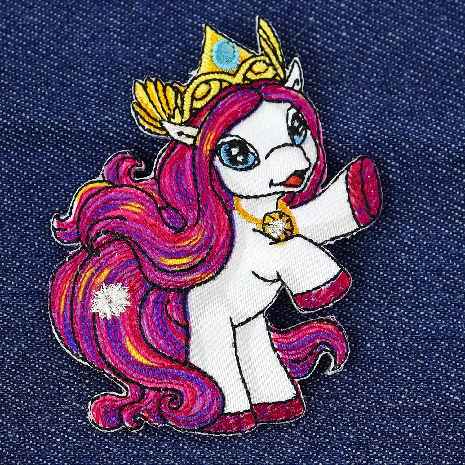Filly Elves Juwel Iron on Motif, One Size, Pink