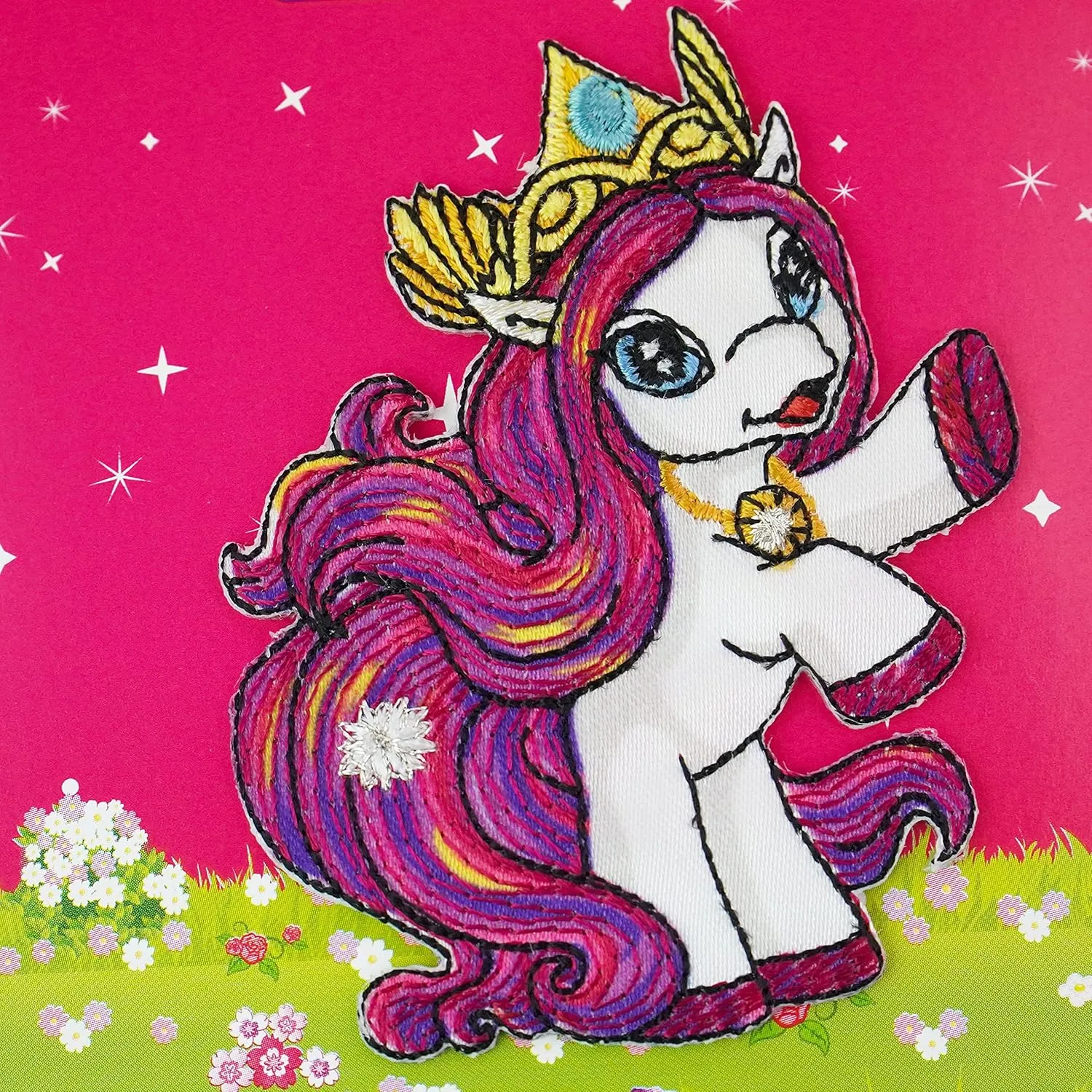 Filly Elves Juwel Iron on Motif, One Size, Pink