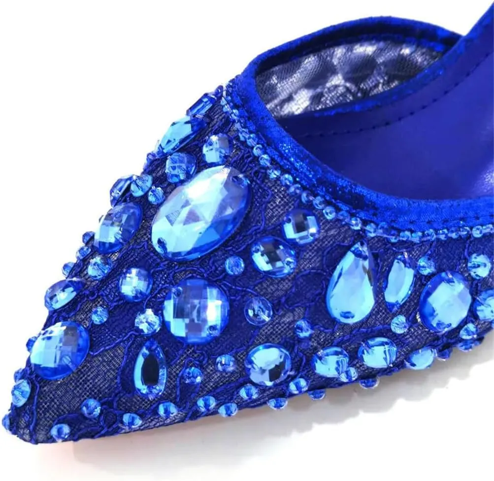 Floral Rhinestone Evening Banquet Clutch Bag Pointed Toe Comfortable Heels Set
