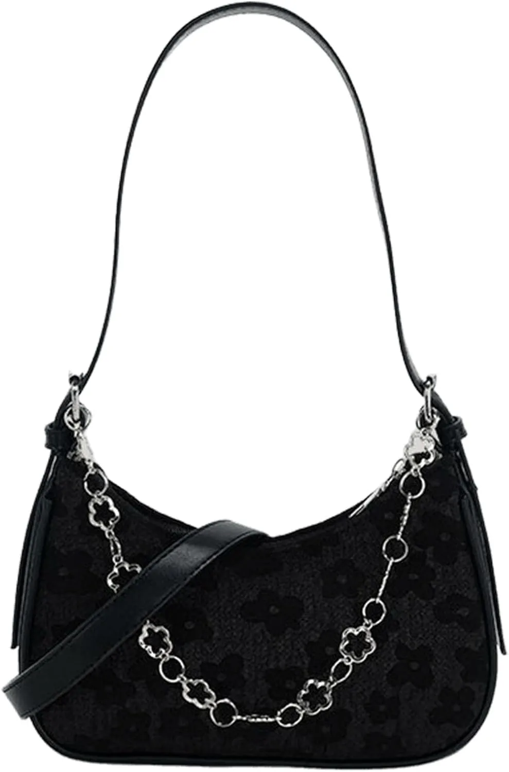 Floral Underarm Purse - Women's Mini Shoulder Bag, Elegant Flower Crossbody Clutch