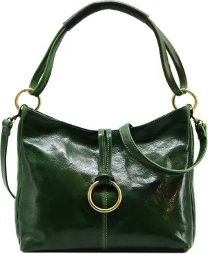 Floto Luggage Zip Pocket Tavoli Tote, Green, Medium