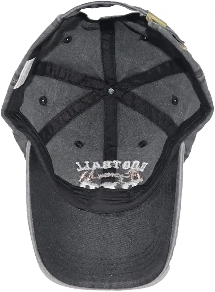 Football Dad Hat for Men, Funny Father's Day Football Team Gifts, Vintage Washed Distressed Baseball Cap