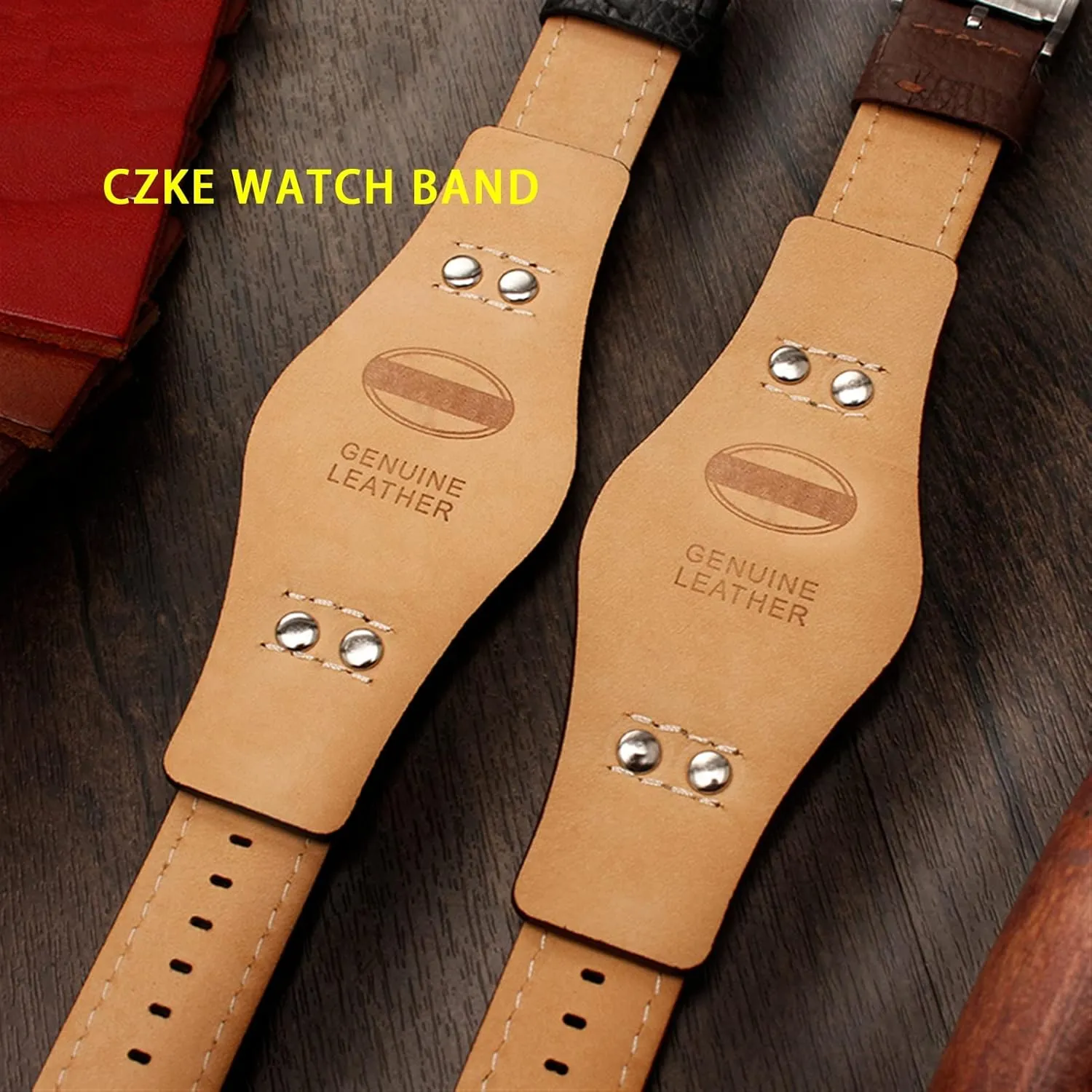 For CH2891CH3051 CH2564 CH2565 watch band mens Genuine Leather Watchbands 22mm strap With mat leather bracelet