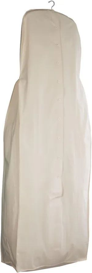 Foster-Stephens, Muslin Acid-Free Cotton Wedding Gown Garment Bag | 70" Long Wedding Gown Storage and Preservation Bag | Closet Storage for Dresses
