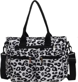 FOTN Cherry Tote Bag for Women, Everyday Work Tote,Large CanvasTote Purse with Multiple Pockets for Travel Daily Use