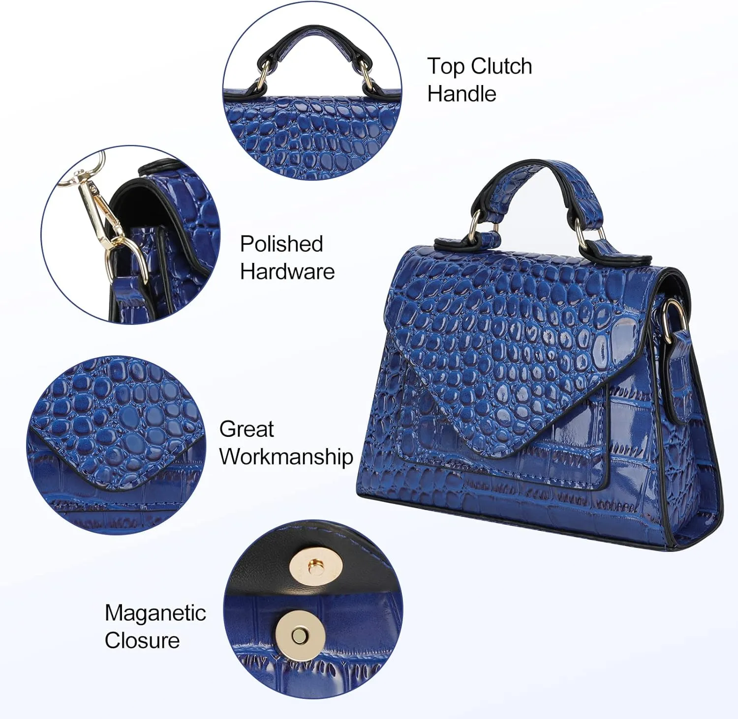 FRANSHION Handbags - Mini & Cute Small Crossbody Bags for Women, Trendy