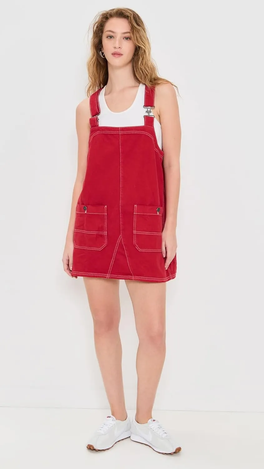 Free People Women's Mini Smock Overalls