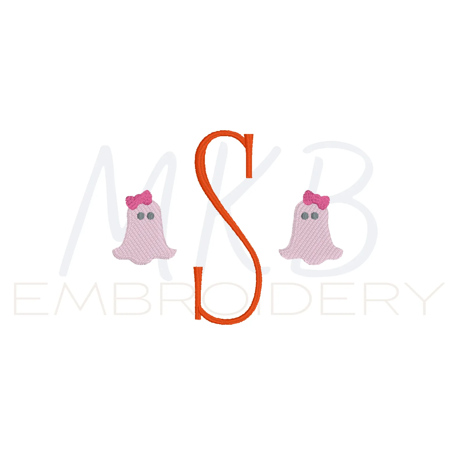 Friendly Ghost with Bow Mini