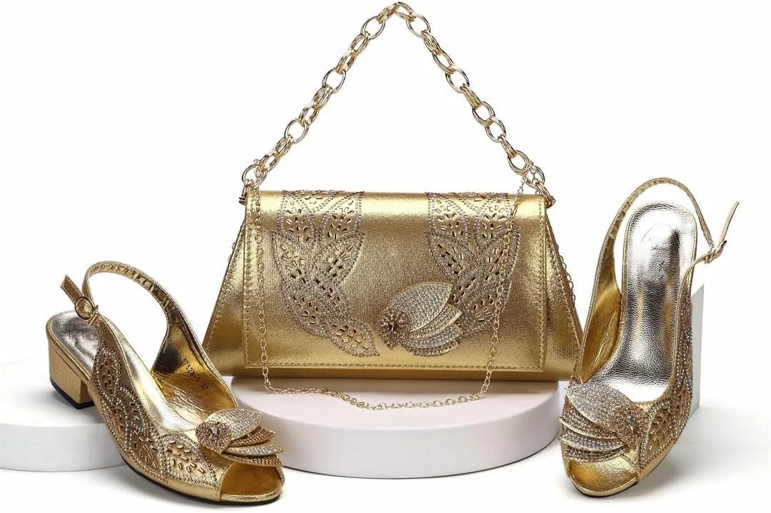 Full Rhinestone Stilettos Evening Bag Luxury Wedding Party Accessories