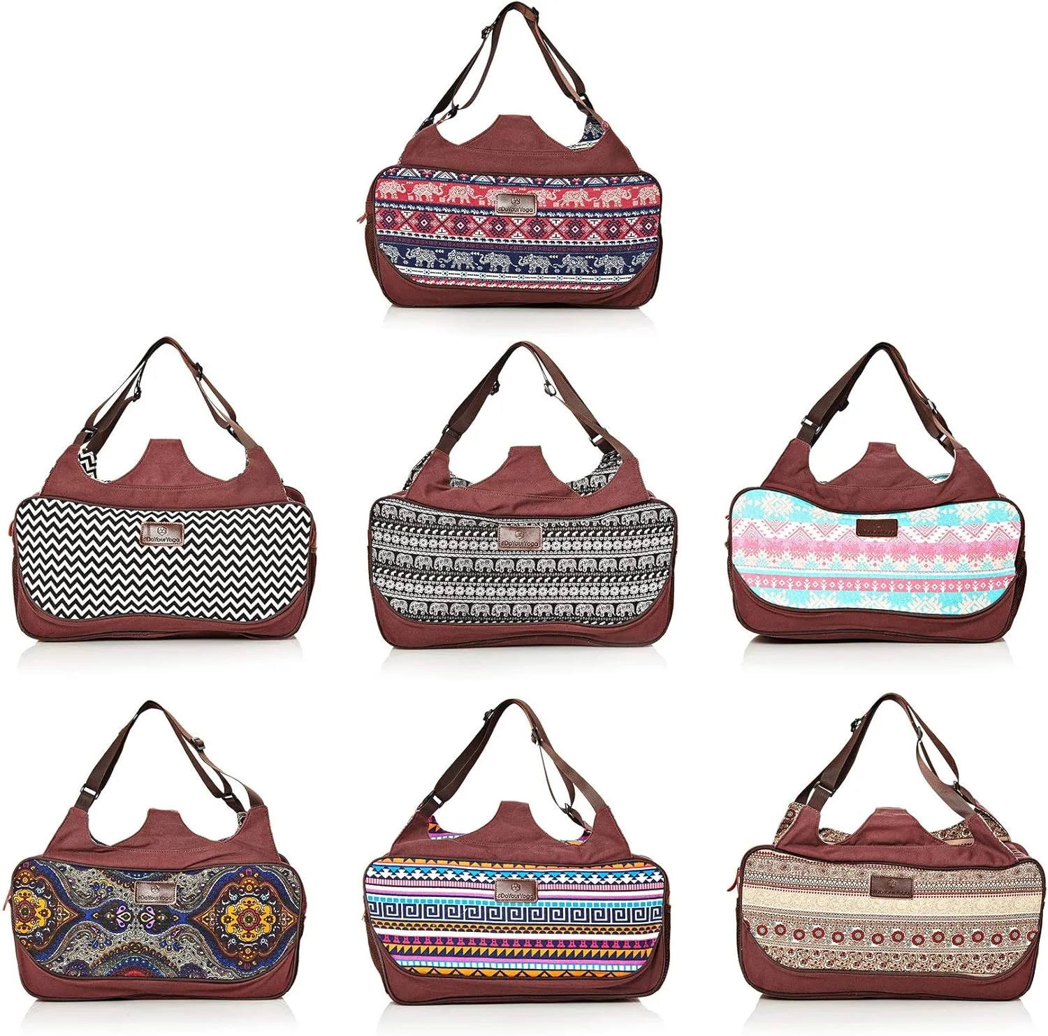 Full-Zip Extra Large Yoga Mat Tote Bag with Multi-Functional Storage Pockets for Sports Gym Pilates »Vimalaa«