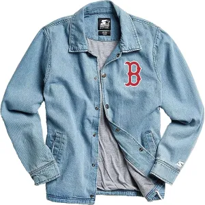 G-III Sports Boston Red Sox Denim Coach Jacket