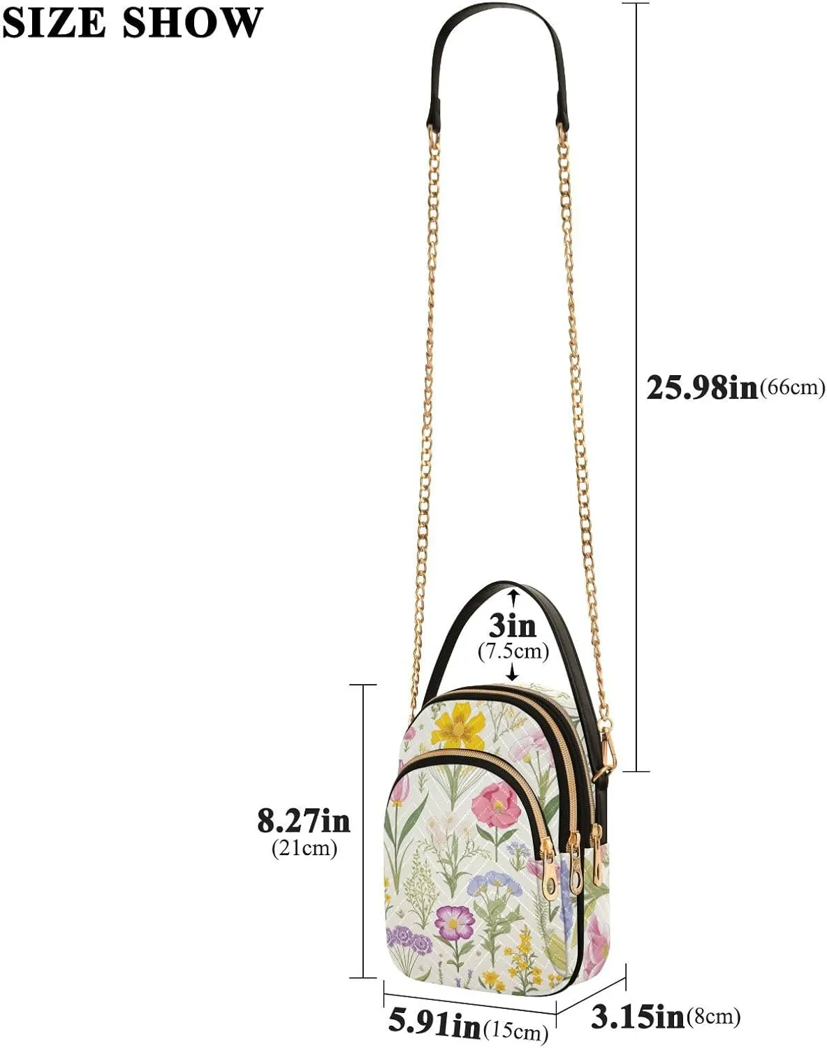 GAIGEO Elephant Colorful Geometric Women's Crossbody Bag, Small Purses for Women Crossbody, Crossbody Travel Purses for Women
