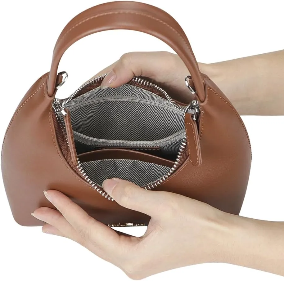 Genuine Leather Small Handbags for Women Fashion Casual Chain Shoulder Crossbody Bag 2600