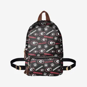 Georgia Bulldogs Printed Collection Mini Backpack