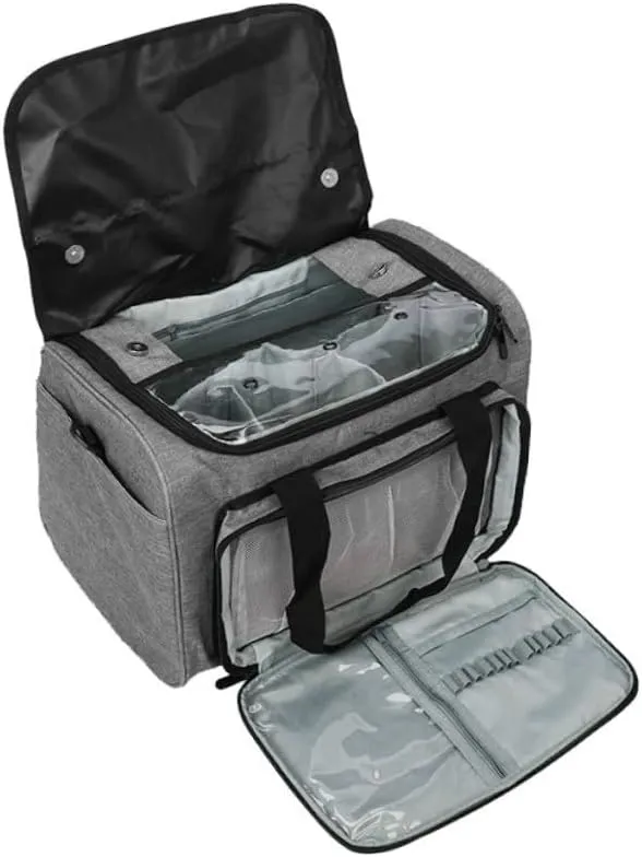 GLSTOY Knitting Crocheting Tools Bag Large Capacity Shoulder Storage Woolen Yarn Organizer Buckle Design