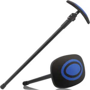 Golf Travel Bag Support Pole, 33"-60" Golf Travel Bag Support Pole Backup Support Adjustable for Airlines Stiff Arm Club Protector Metal Pole Hard Cover Black