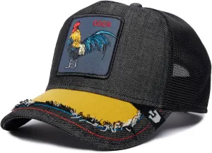 Goorin Bros. Unisex Silky Roots Collection Denim Adjustable Trucker Hat