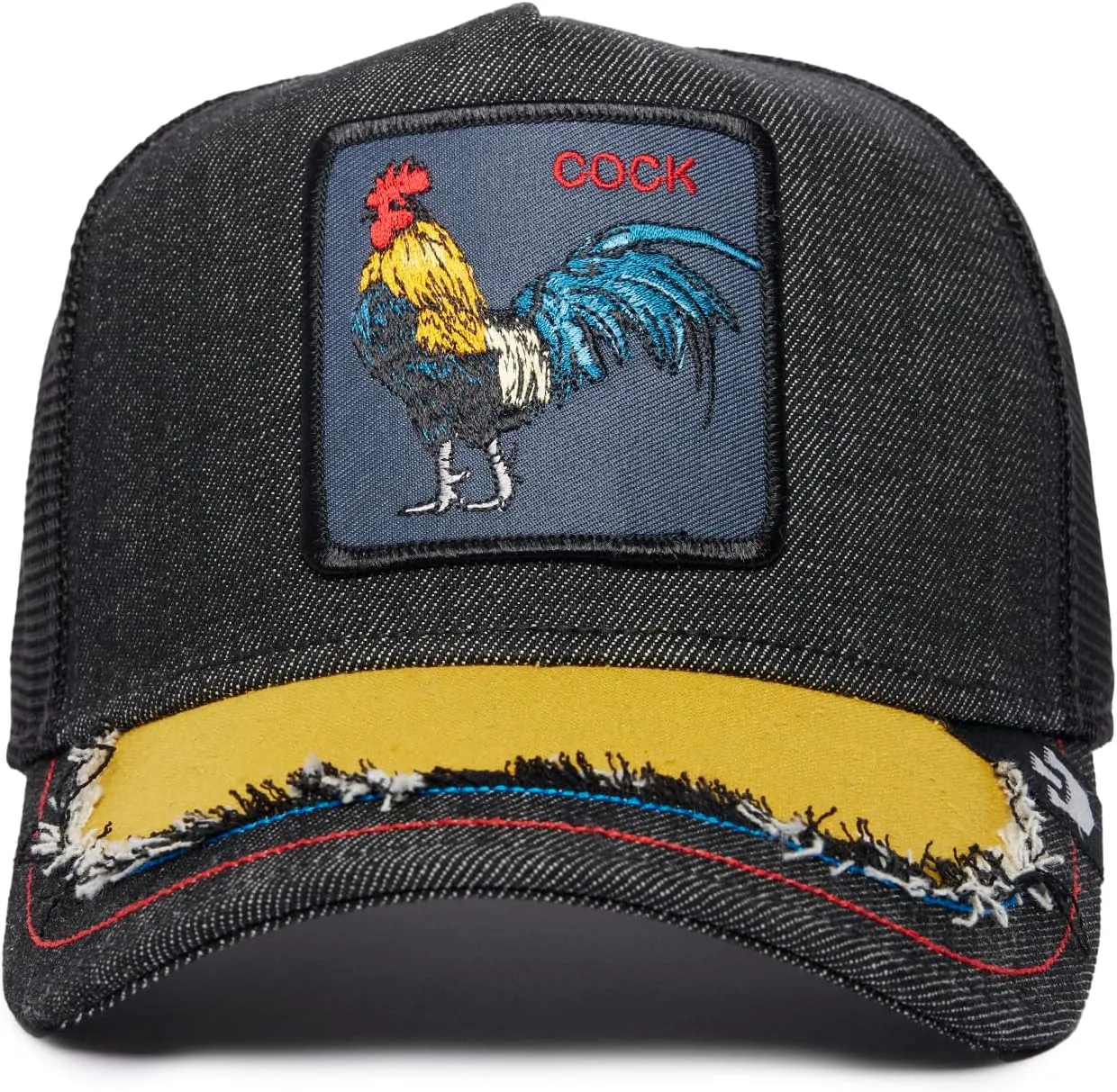 Goorin Bros. Unisex Silky Roots Collection Denim Adjustable Trucker Hat