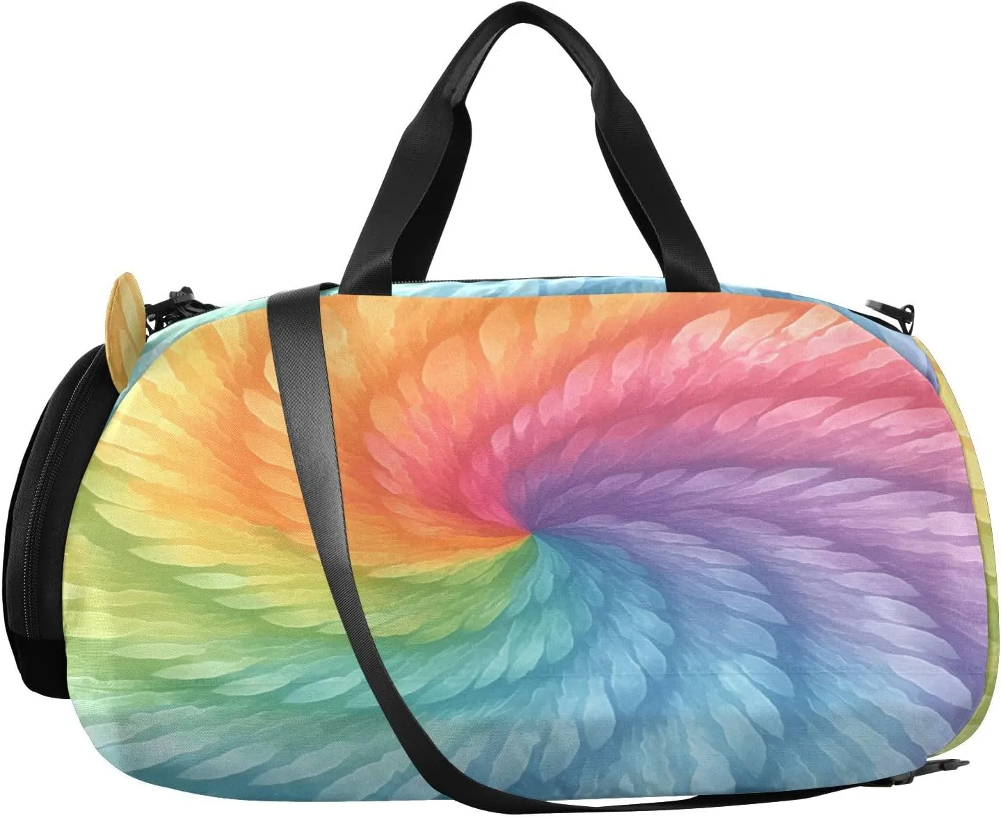 GuoChe Side Purse Crossbody with Shoes Compartment Beauty Small Shoulder Bag for Take a walk