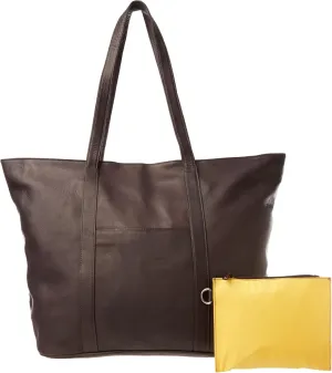 Heritage Oversize Tote Color: Cafe