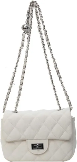High-grade Underarm Bag Women's New Niche Design Rhombic Chain Bag Explosions Shoulder Slung Small Bag