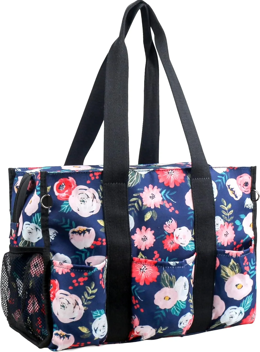 HoogaLife Nurse Bag for Work - Waterproof, Lightweight, Large Portable Bag with 14 Internal Pockets