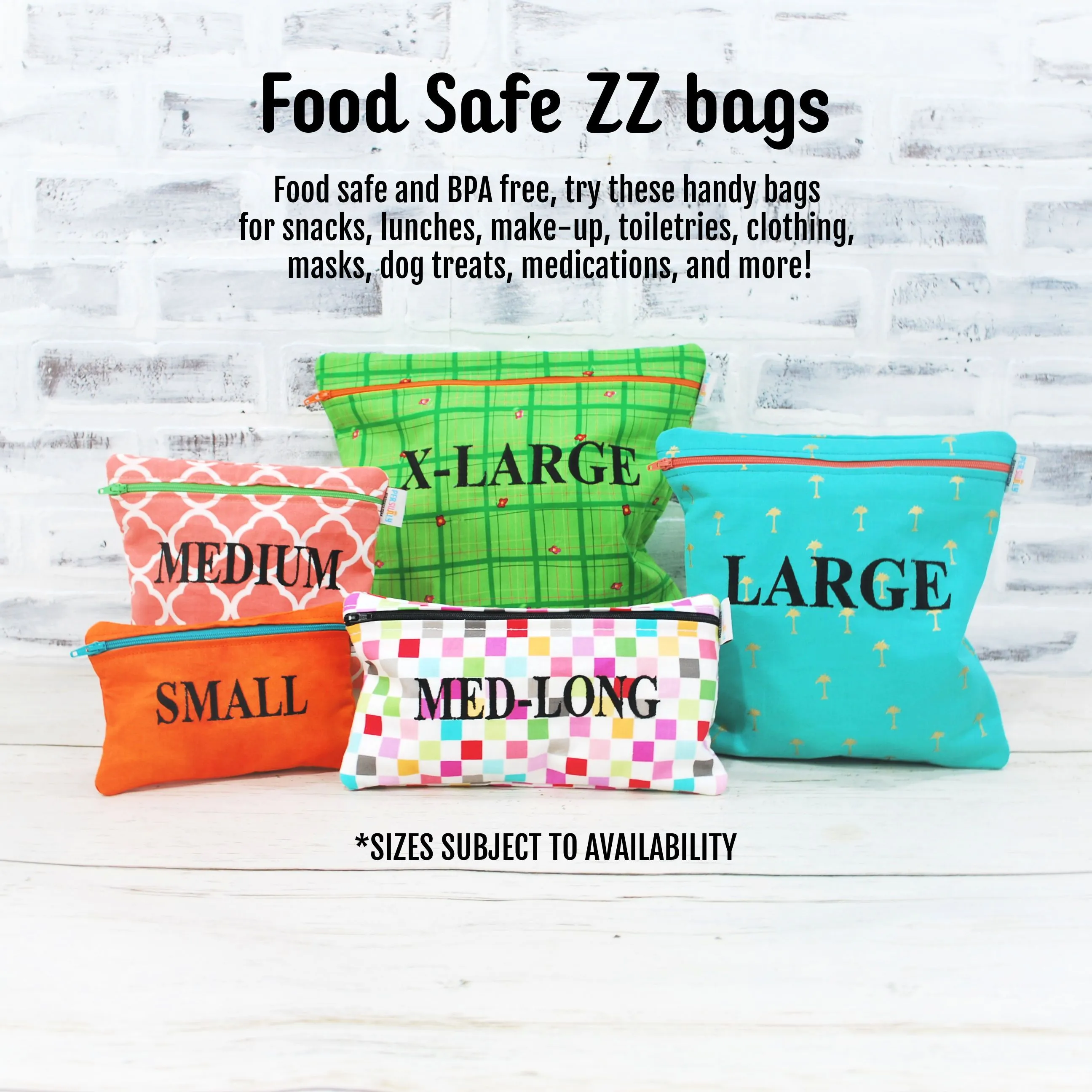 Hoppy Spring Food Safe Personalized Reusable Bag