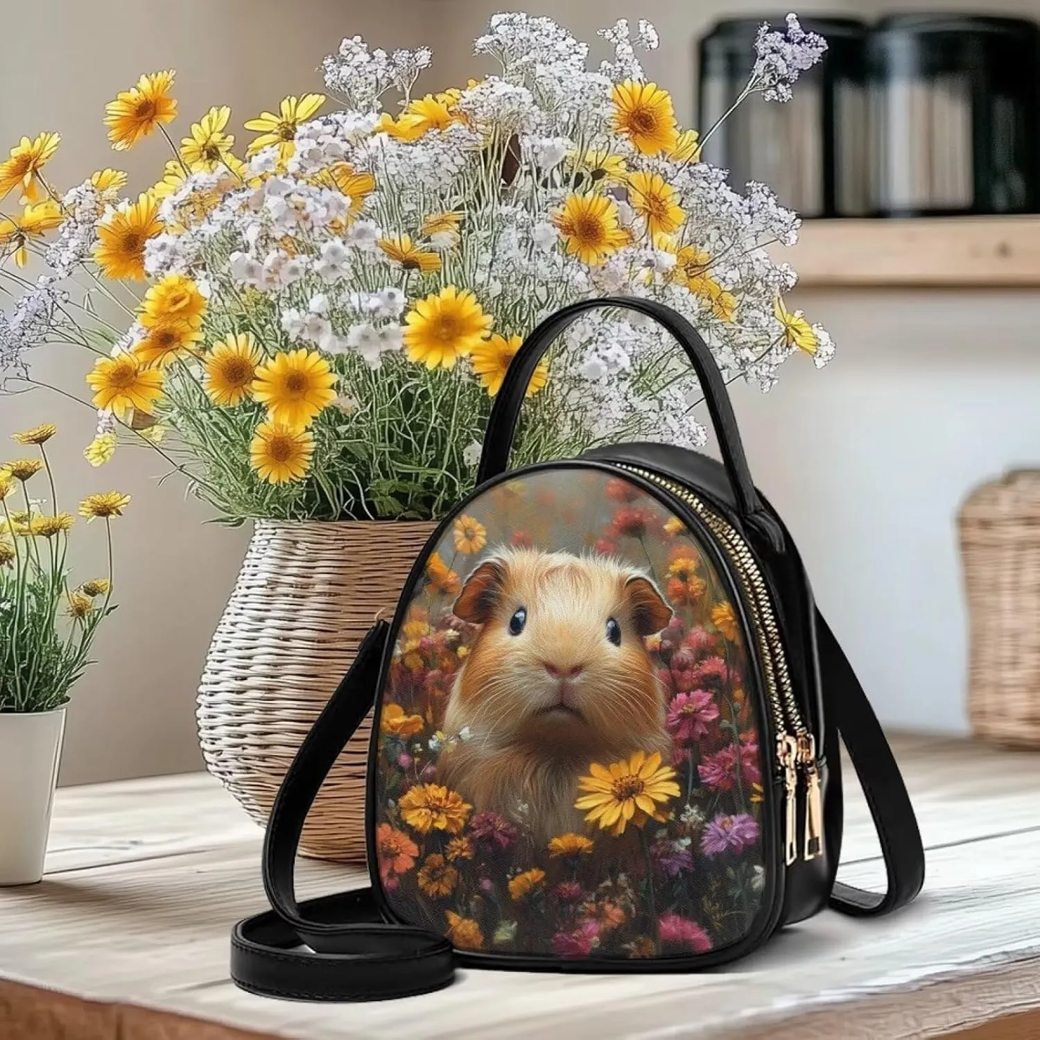 HUGS IDEA Small Crossbody Phone Bag for Women Quilted Purse Leather Cell Phone Cross Body Wallet