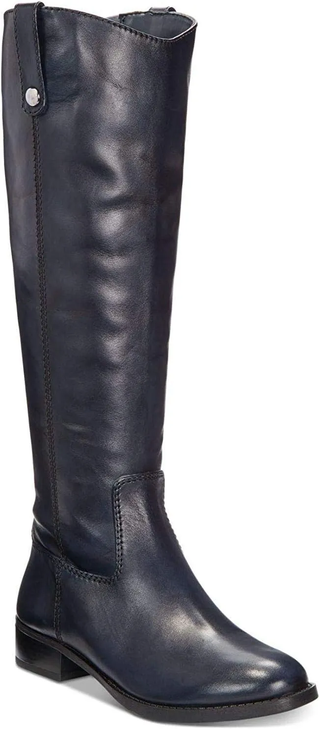 INC Womens Fawne Leather Knee-High Riding Boots