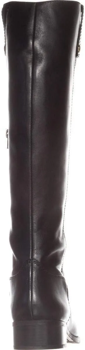 INC Womens Fawne Leather Knee-High Riding Boots