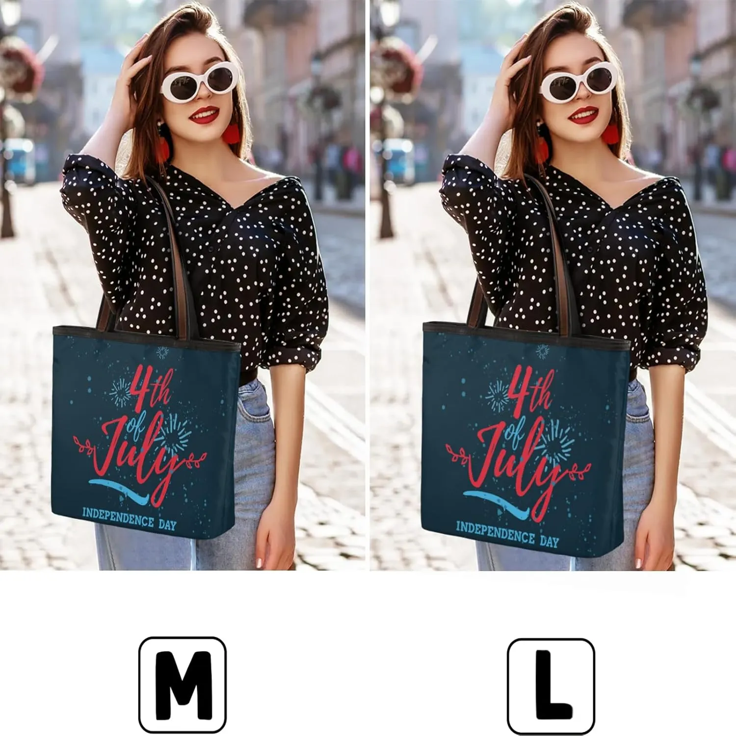 Independence Day Celebration Tote Bag for Women Womens Handbags Tote Bag for Work Shopping Travel Beach
