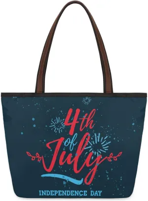 Independence Day Celebration Tote Bag for Women Womens Handbags Tote Bag for Work Shopping Travel Beach