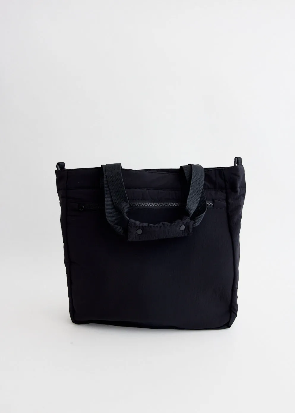 Iridescent Nylon Metal Tote Bag