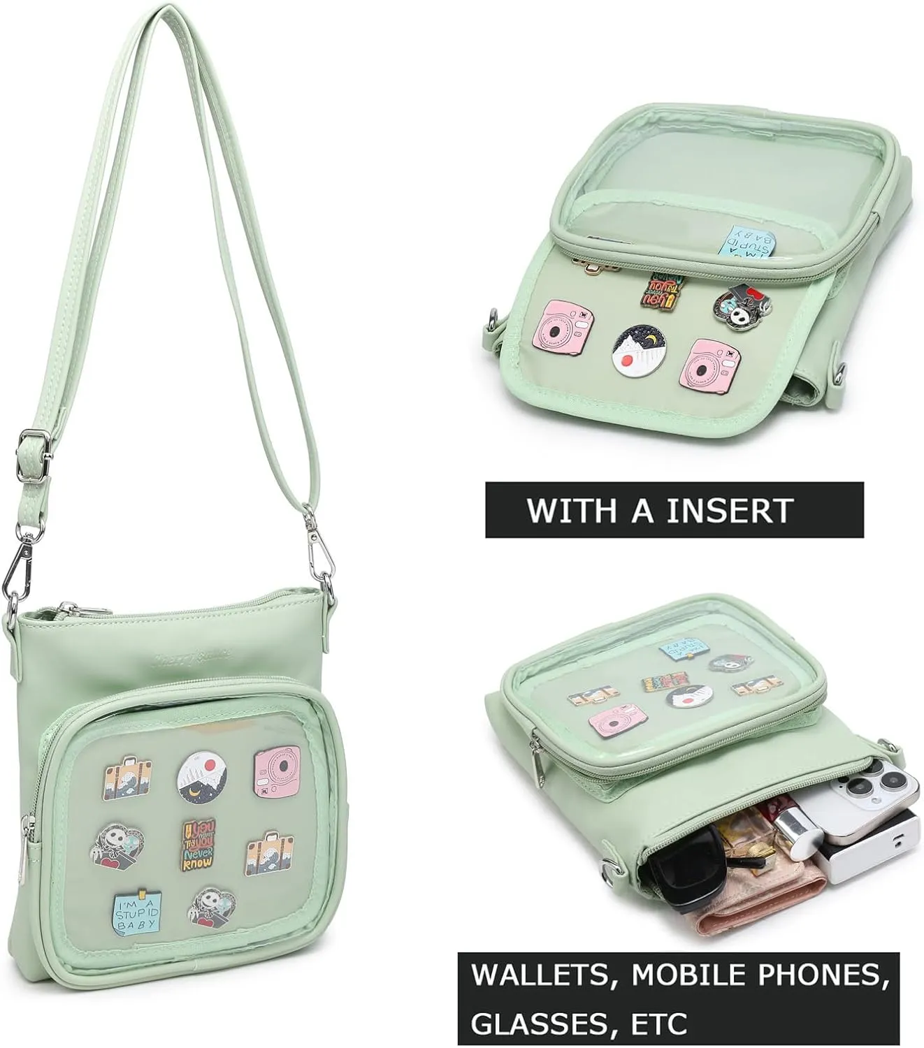 Ita Bag Crossbody Bag Mini Small Purse Shoulder Bags for Anime Display