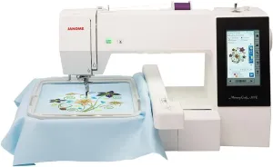 Janome Memory Craft 500E Limited Edition Embroidery Machine with FREE Bundle
