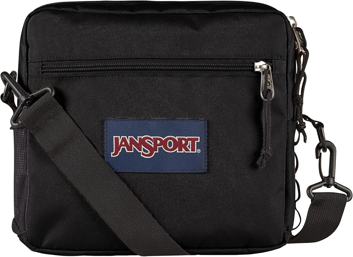 JanSport Central Adaptive Accessory Bag – Wheelchair & Walker Compatible, Versatile Carry Options, Tuck-Away Adjustable Loops, SaniStash Pocket for Easy Access, Black