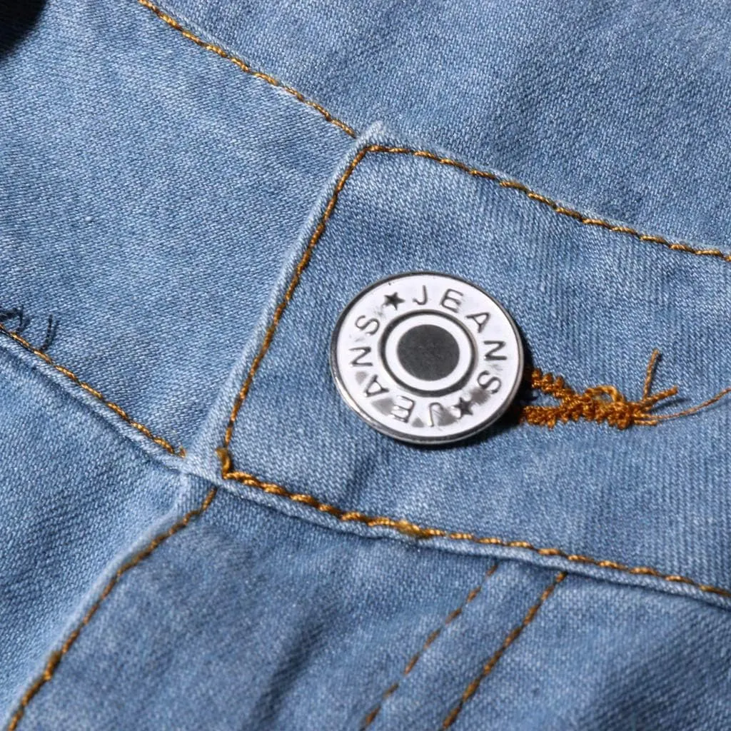 Jeans Up Trousers Women’s Jeans Poket Pants Mid Casual Denim Lace Women's Jeans Jeans Womens Jeans Jeans