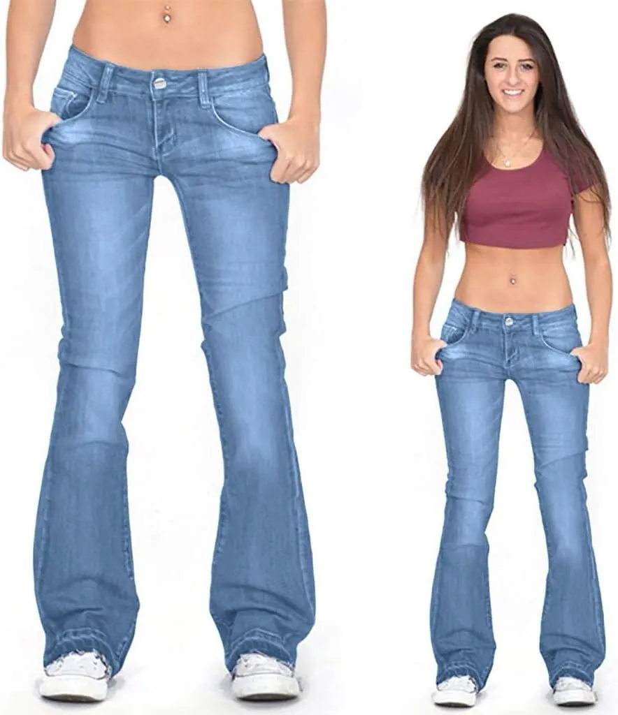 Jeans Women Lace Poket Waisted Pants Trousers Up Women’s Casual Women's Jeans Jeans for Women Jeans Women Junior