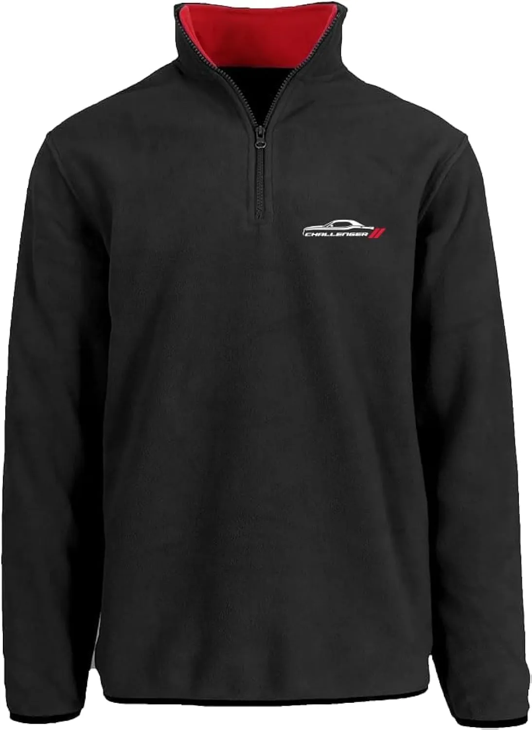 JH DESIGN GROUP Men’s Dodge Challenger Quarter Zip Fleece Sweatshirt Jacket