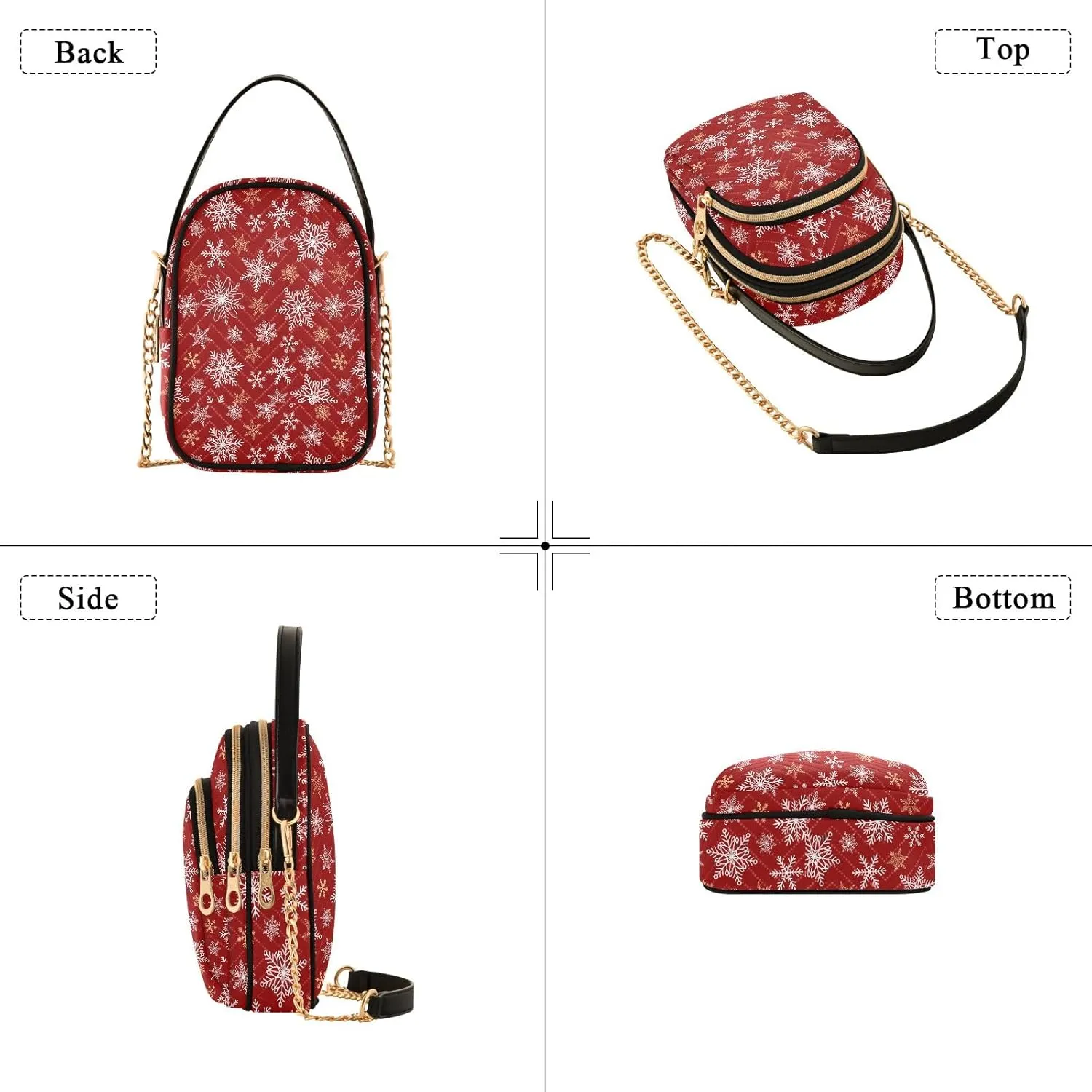 Joisal Bright Festive Neon Stars Anti Theft Crossbody Bags for Women, Summer Handbags Trendy Cellphone Crossbody Purse