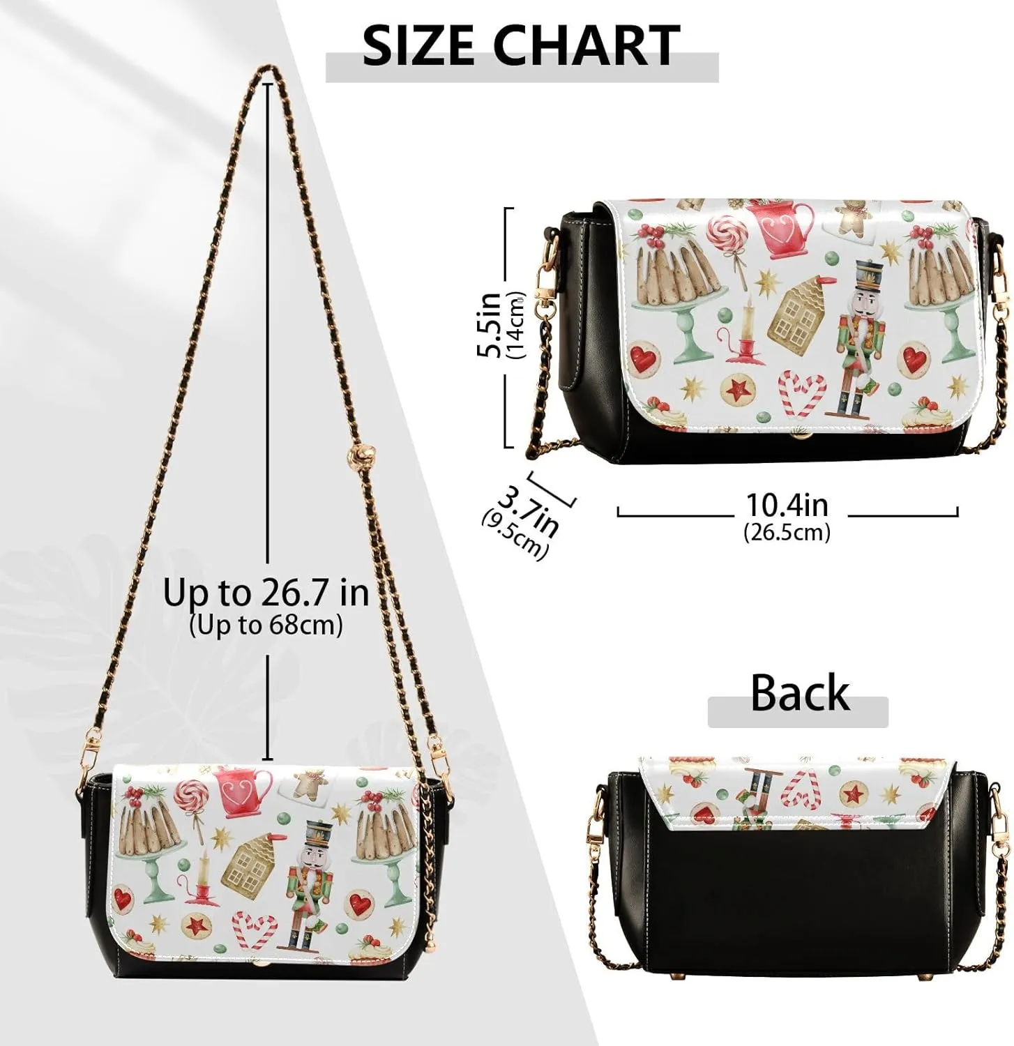 Joko Ivery Crossbody Bags for Women Leather Purse Shoulder Bag Handbag for Daily