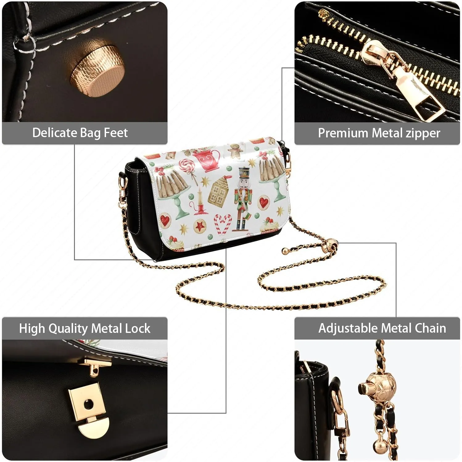 Joko Ivery Crossbody Bags for Women Leather Purse Shoulder Bag Handbag for Daily