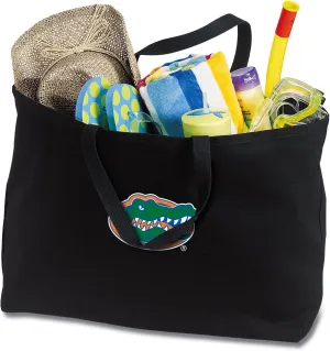 JUMBO Florida Gators Tote Bag or Large Canvas University of Florida Shopping Bag