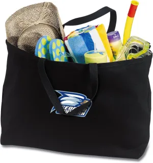 JUMBO Georgia Southern Eagles Tote Bag or Large Canvas GS Eagles Logo Shopping Bag