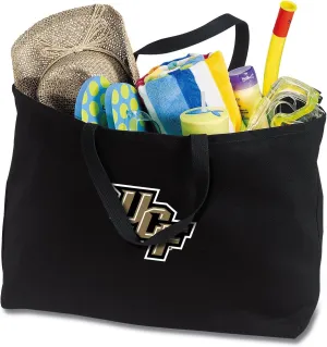 JUMBO UCF Tote Bag or Large Canvas University of Central Florida Shopping Bag