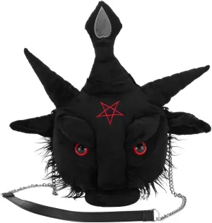 Killstar Dark Lord Baphomet Goat Gothic Plush Stuffed Animal Handbag KSRA002769