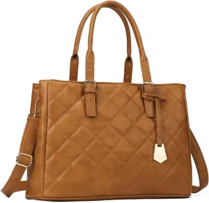 KouLi Buir Handbags for Women Quilted Tote Shoulder Bag Purse Top Handle Satchel Bags