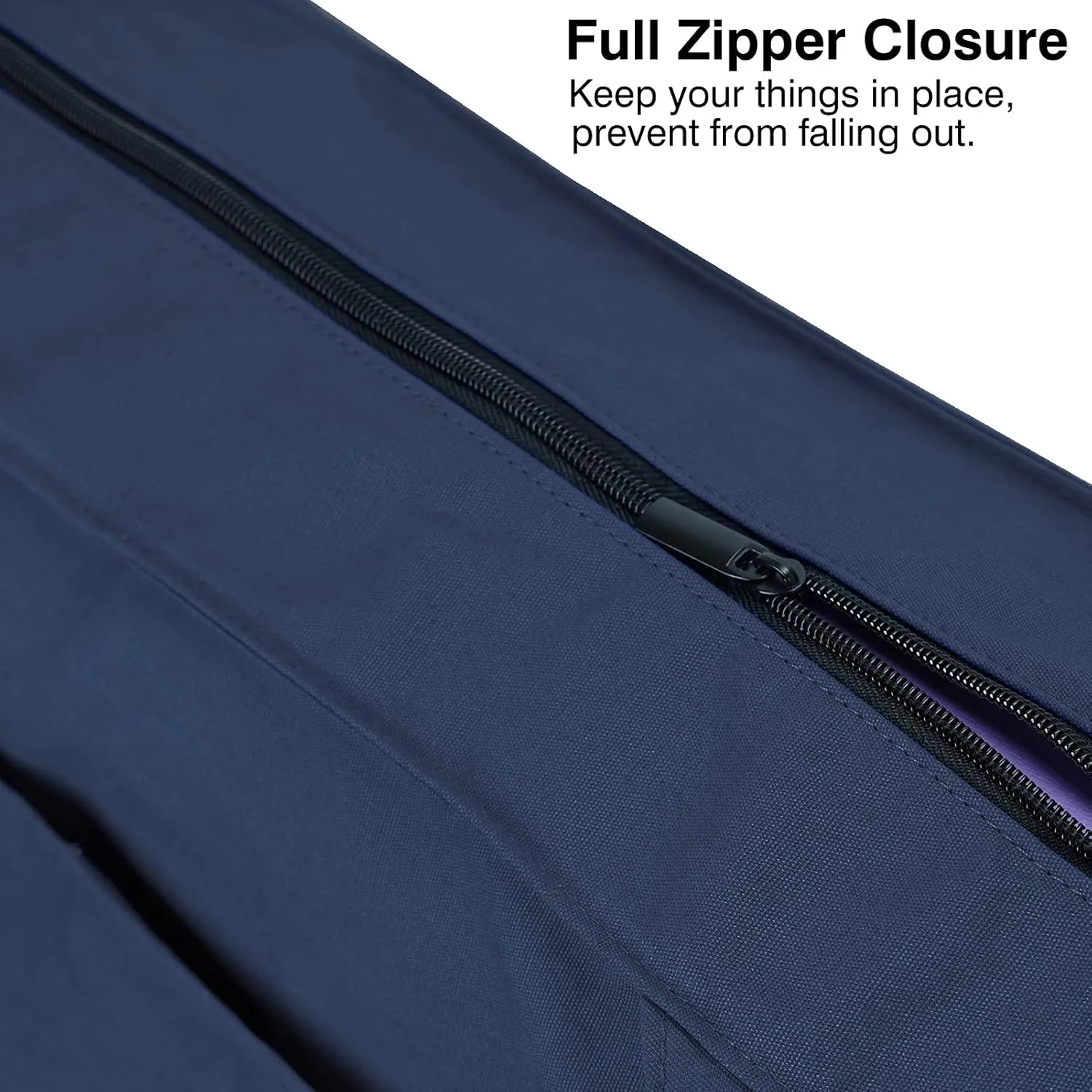 KUAK Extra Large Yoga Mat Bag with Zippered Top & 5 Pockets - Premium Canvas Tote with Yoga Mat Carrying Strap for Pilates, Gym, Fitness Block & Gear