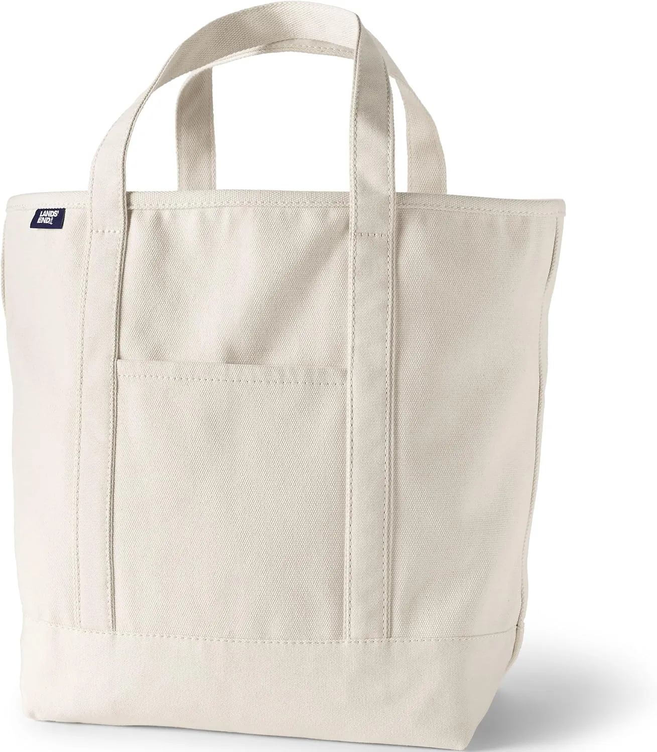 Lands' End Open Top Canvas Tote Bag