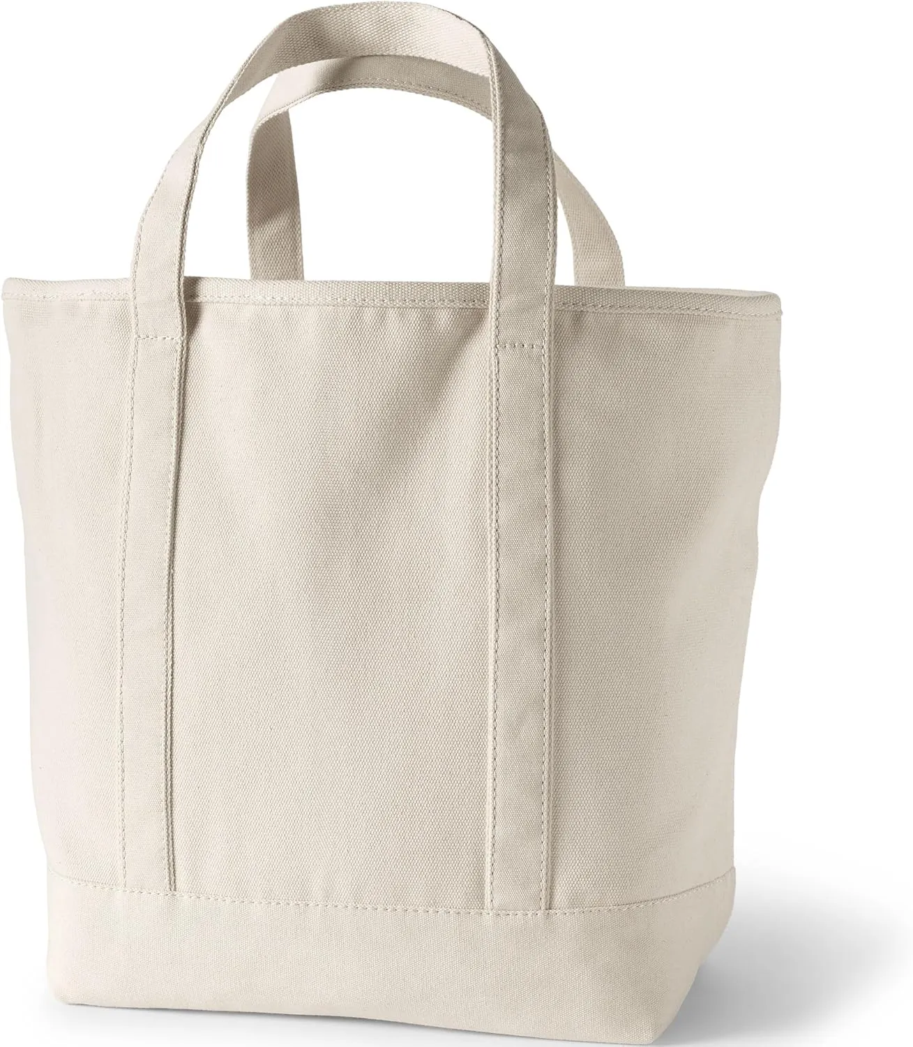 Lands' End Open Top Canvas Tote Bag